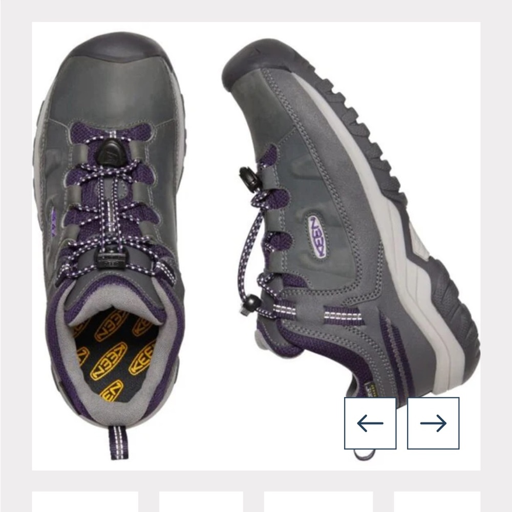 Kids' KEEN Targhee Low Waterproof  Magnet/Tillandsia Purple
